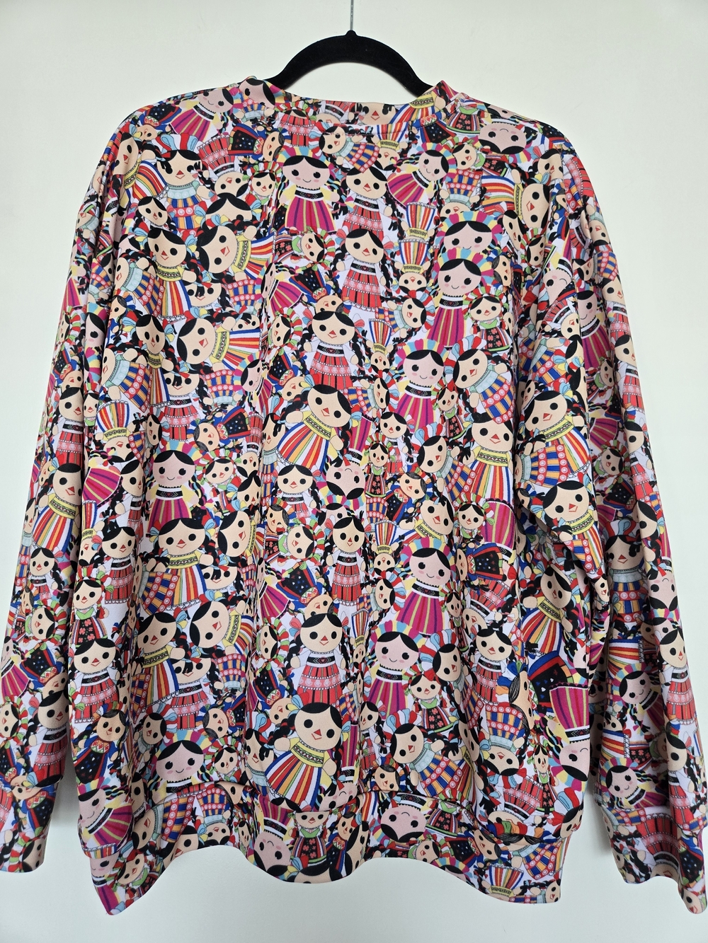 Raíces México Guapa Lele Doll Sweatshirt XL - Picture 4 of 11